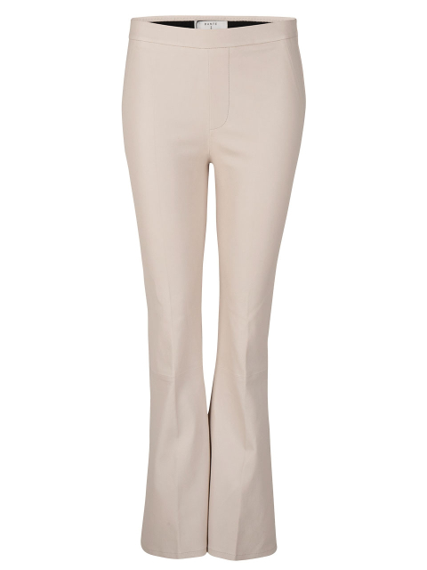 Tyson crop flare leather pants