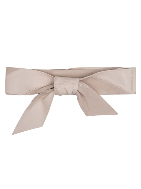 Wrap-around leather belt