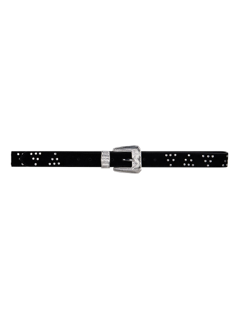 Studded leather belt