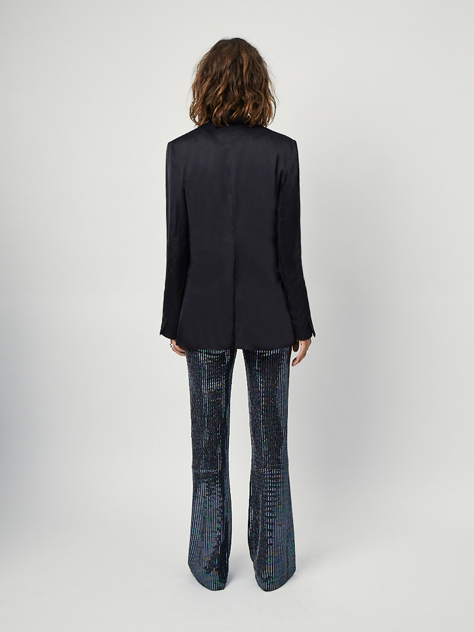 Silky oversized blazer