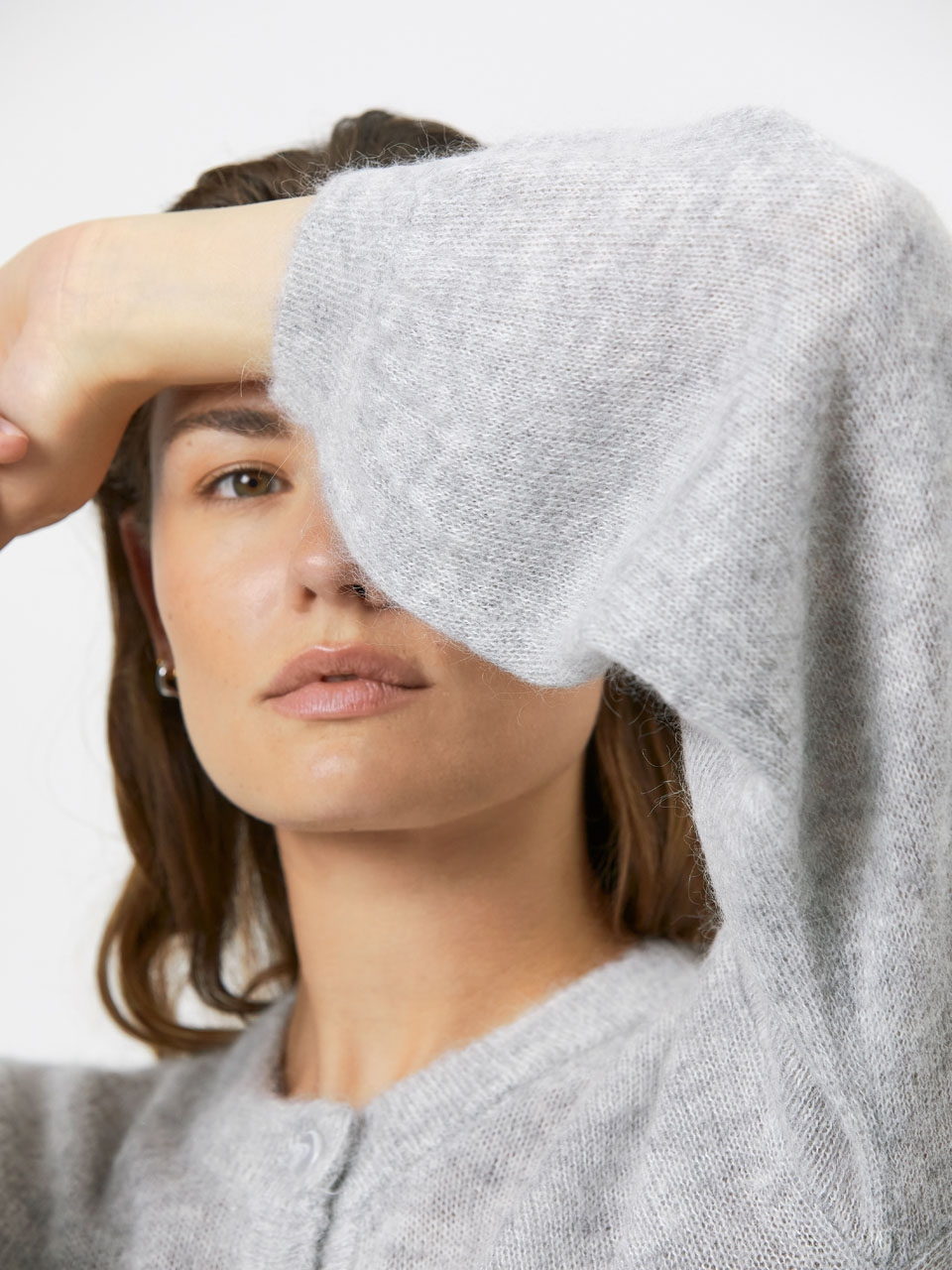 Alpaca blend cardigan