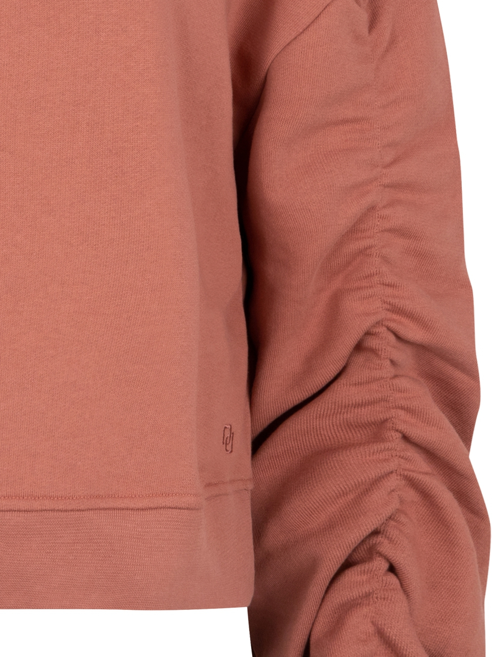 Gathered sleeves sweater 