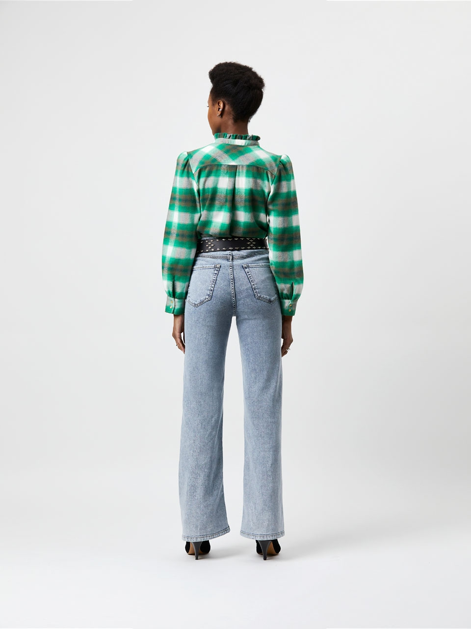 Flannel check top
