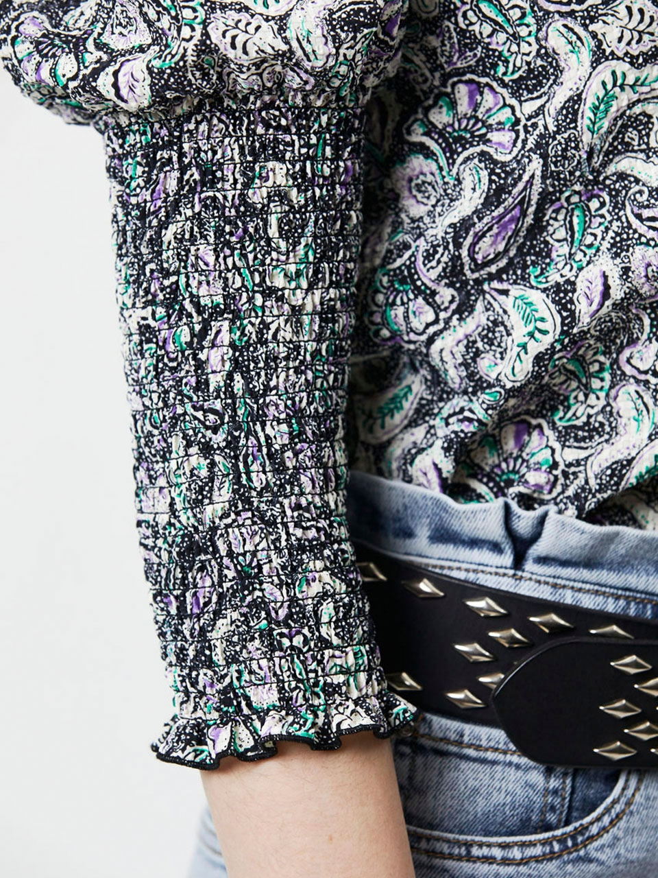 Recycled polyester top