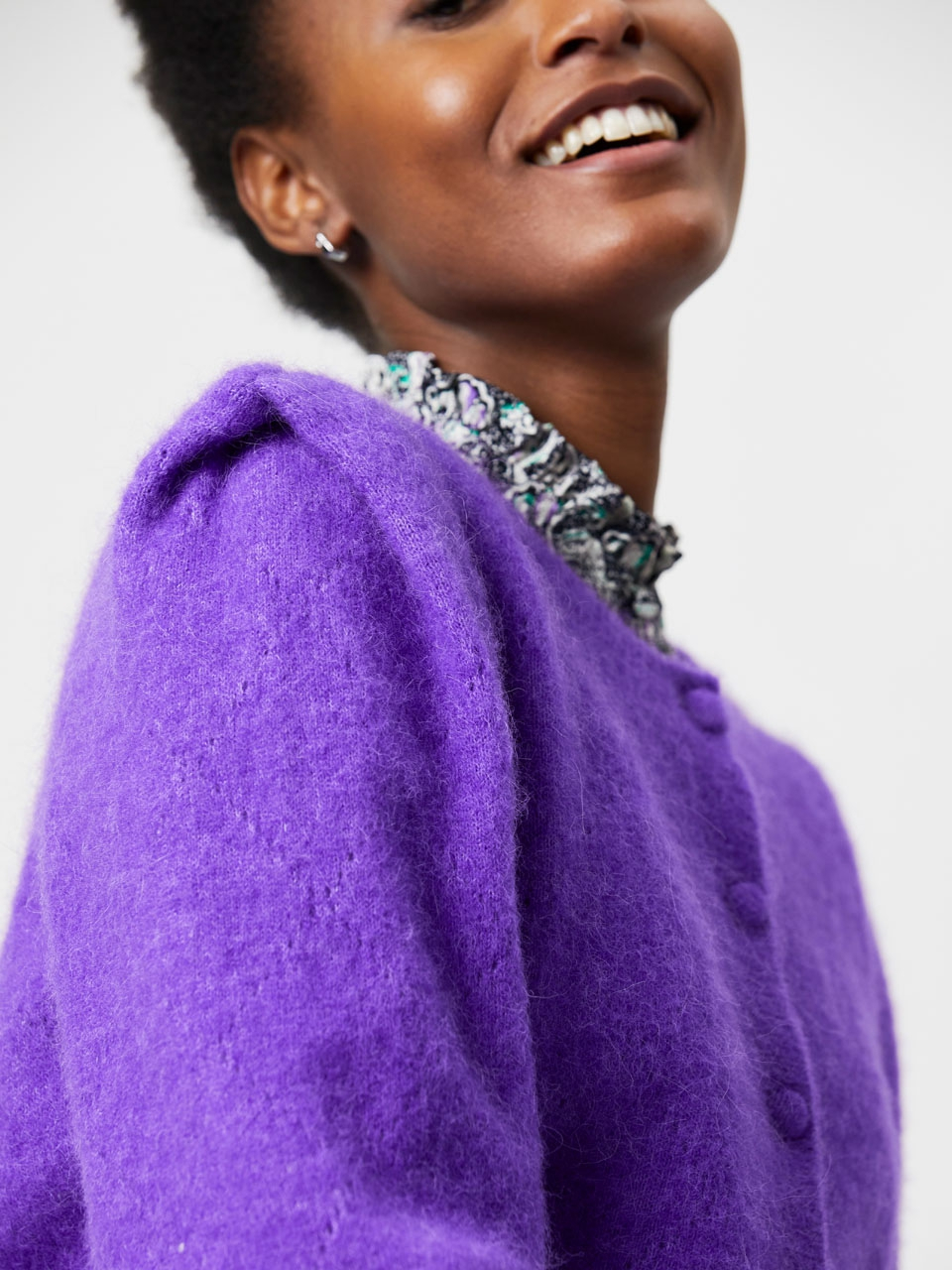 Alpaca blend cardigan