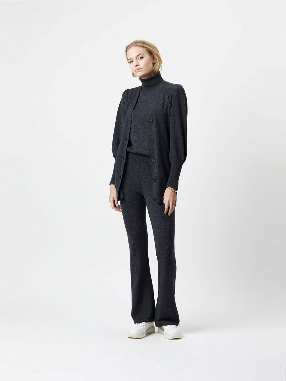 Certified responsible wool cardigan