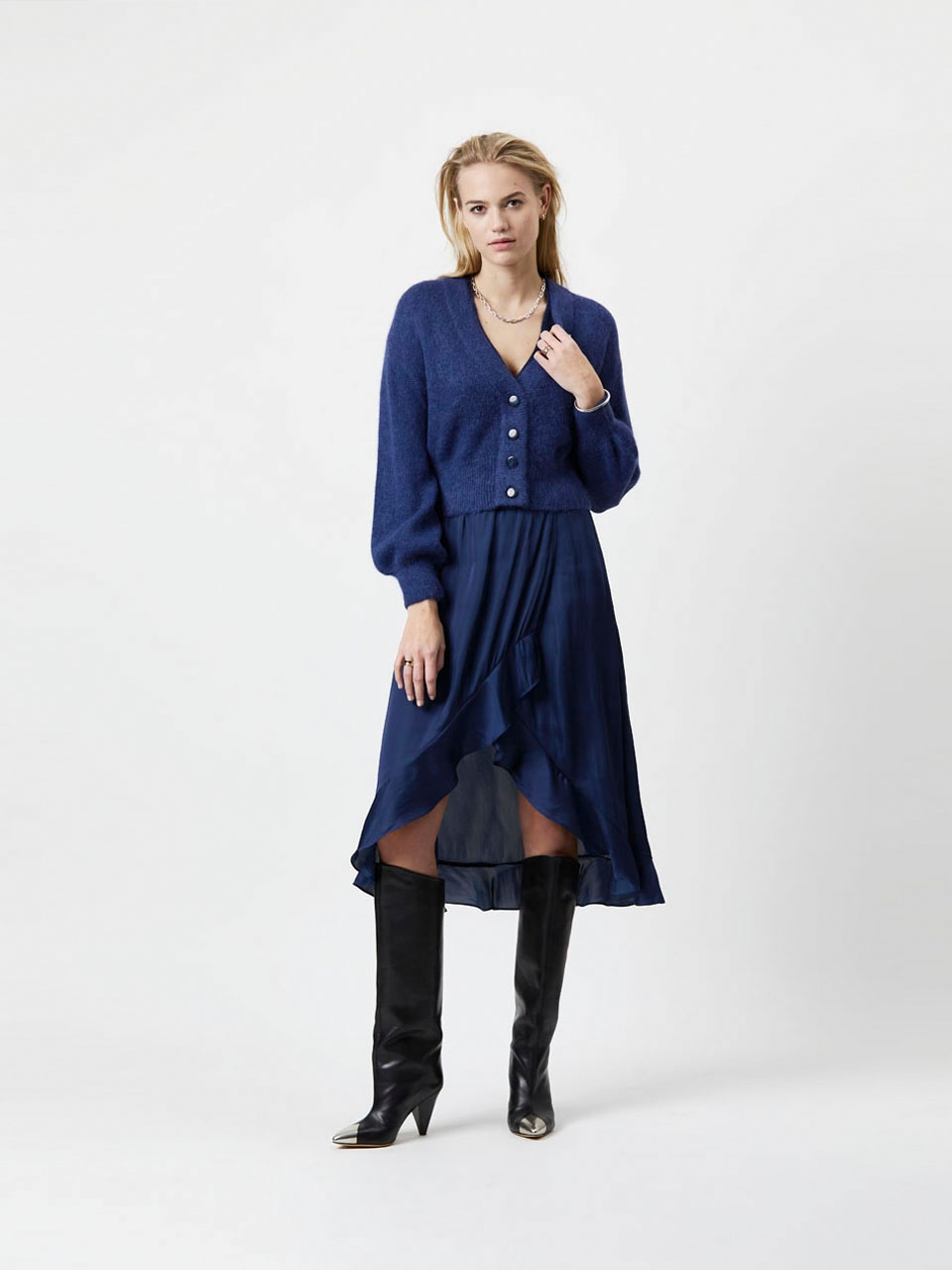 Alpaca blend cardigan