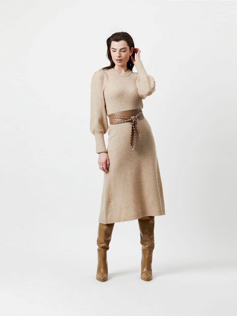 Wool/Yak blend knitted dress