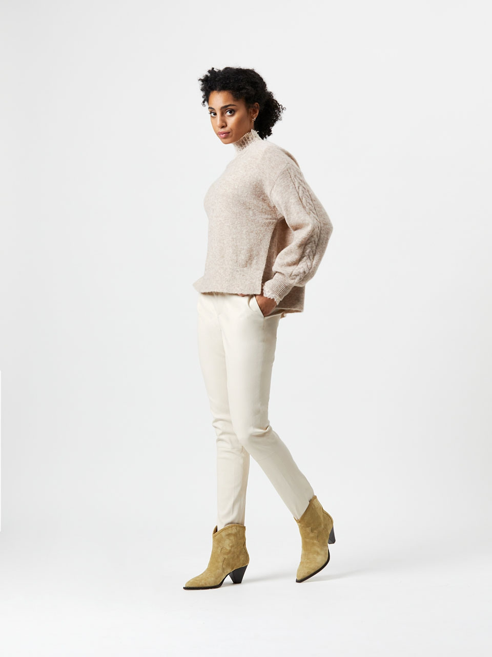 Alpaca/merino wool blend sweater