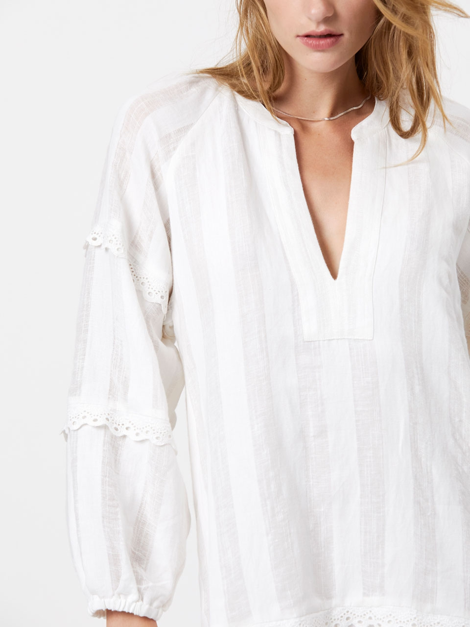 Responsible cotton/linen blend dress