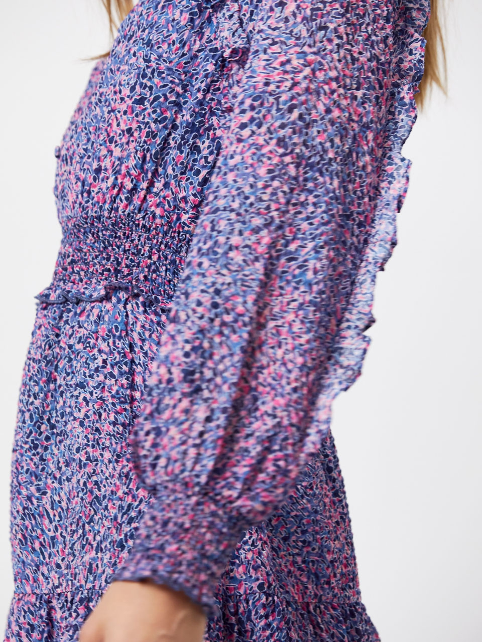 Recycled seersucker dress