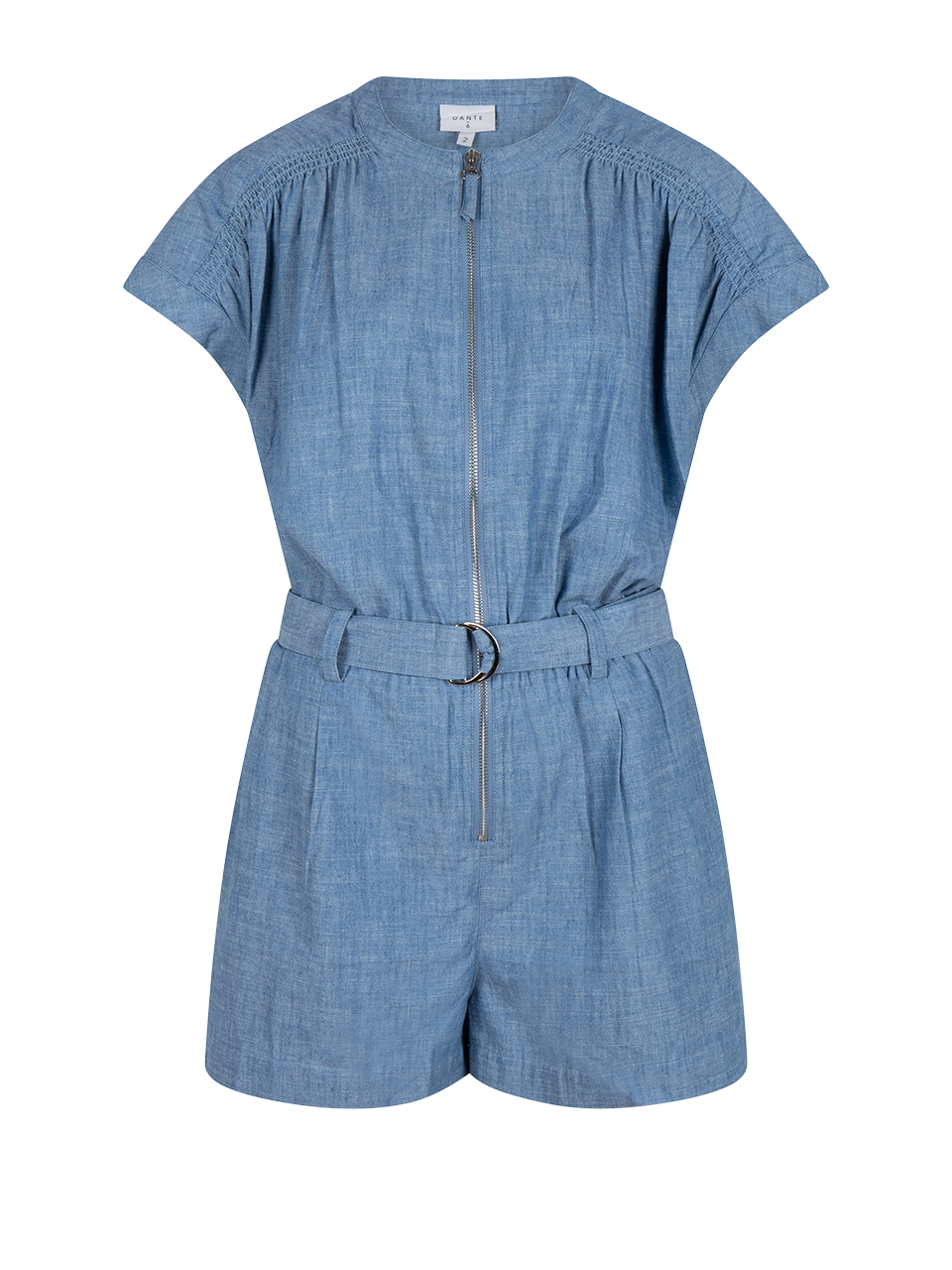 Washed cotton playsuit