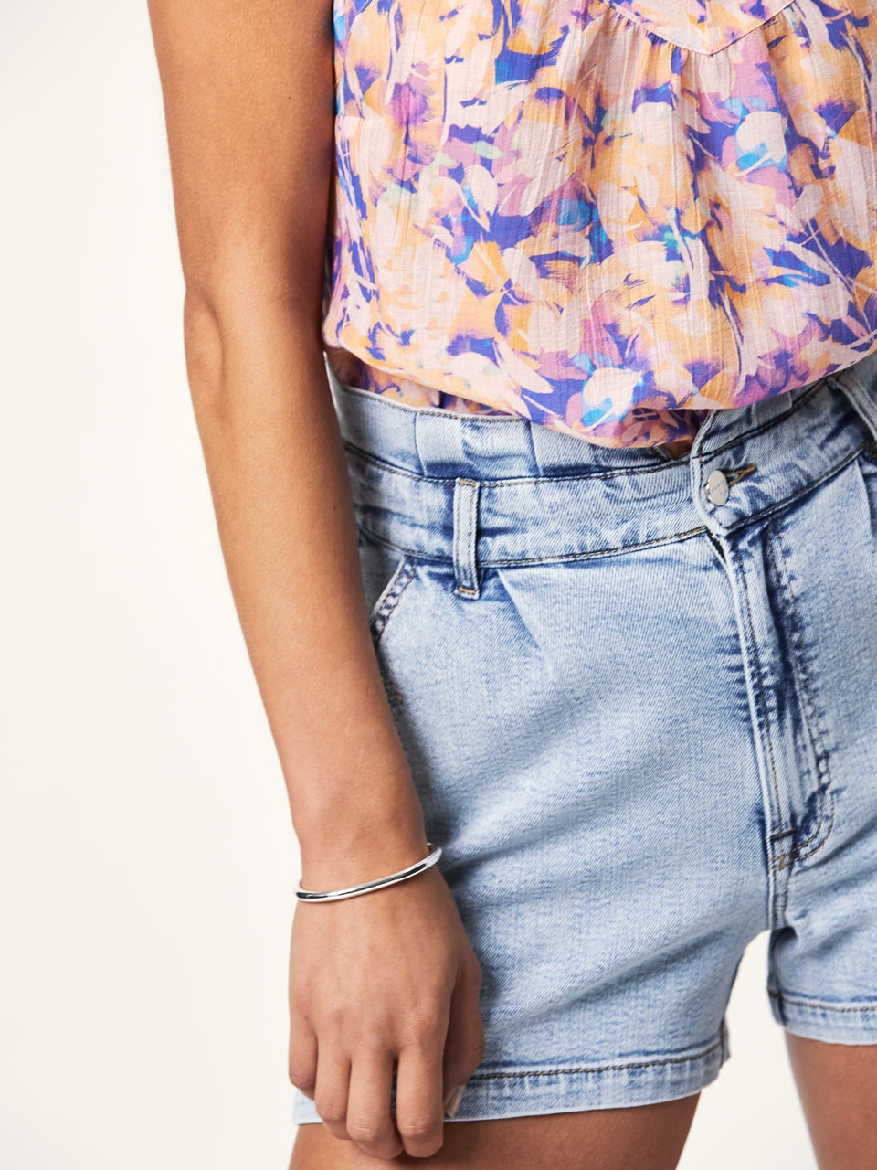 Responsible cotton denim shorts