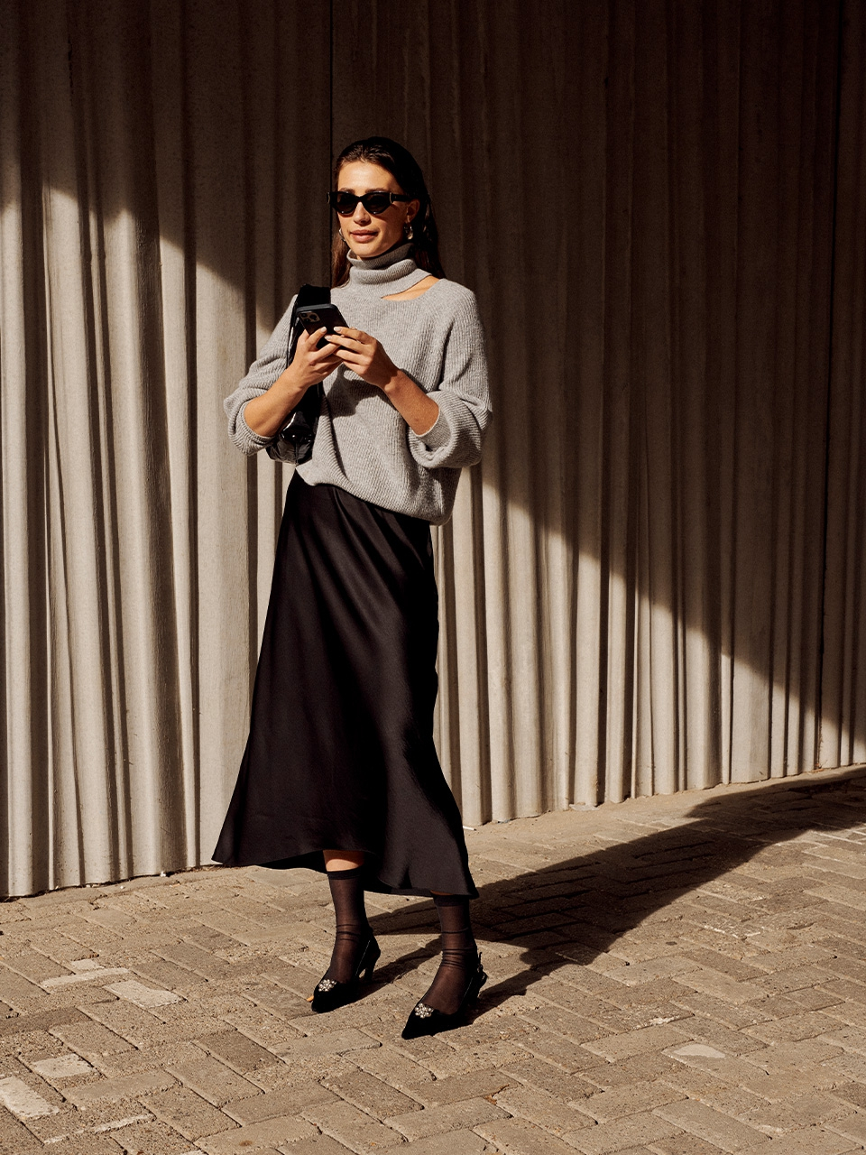 Asymmetrical sweater