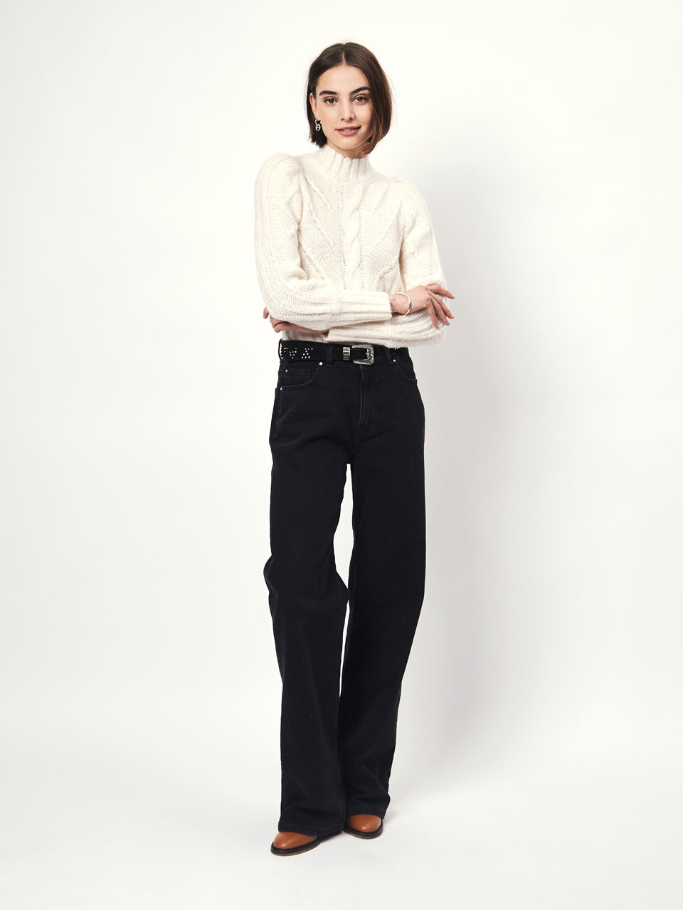 Alpaca turtle neck sweater