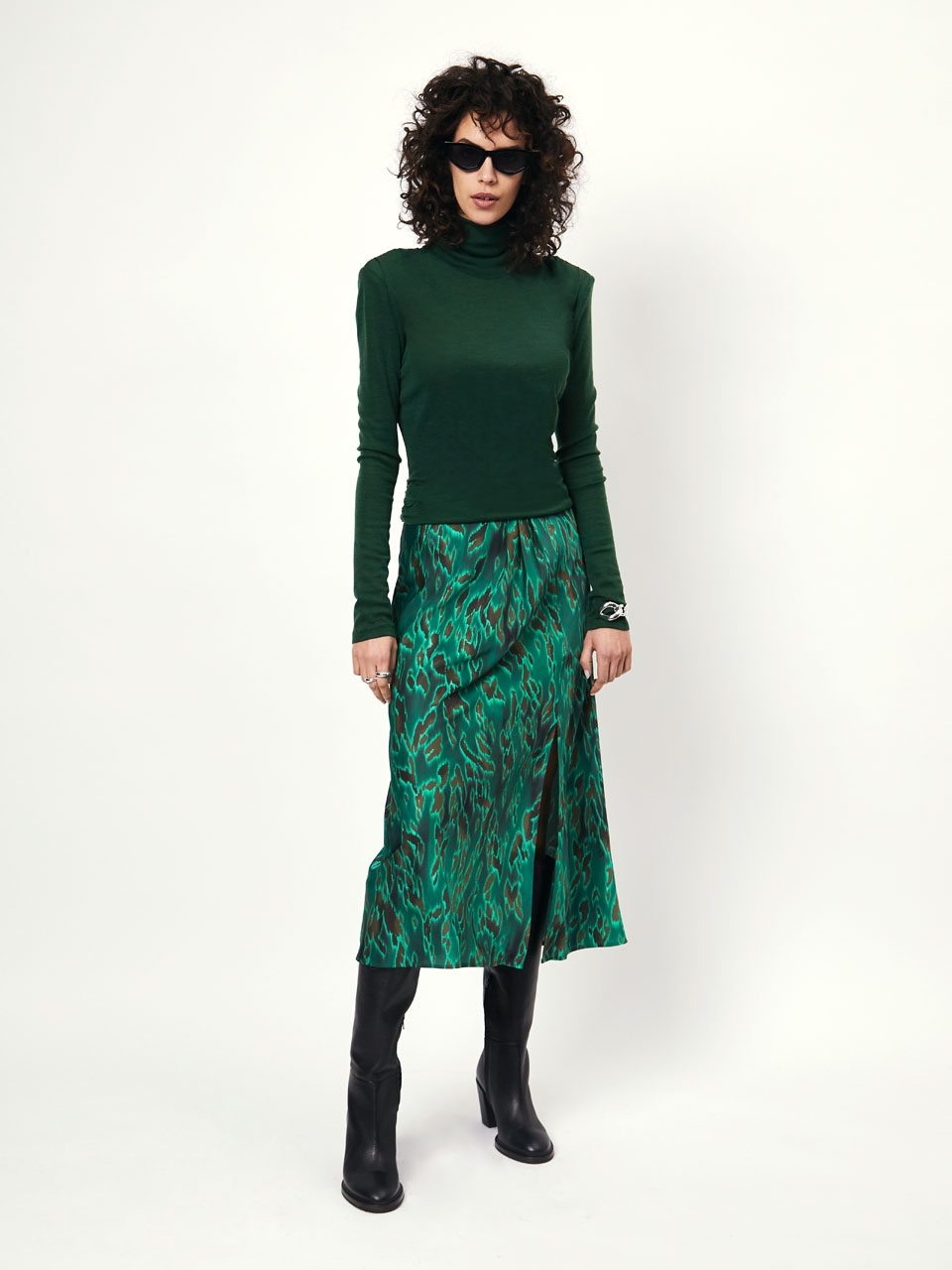 Fancy turtle neck top