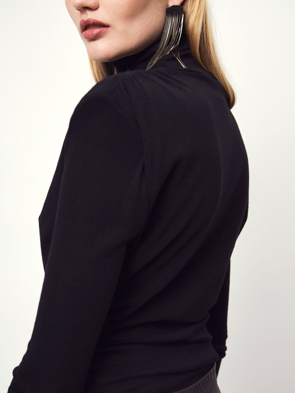 Fancy turtle neck top