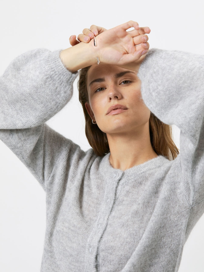 Alpaca blend cardigan