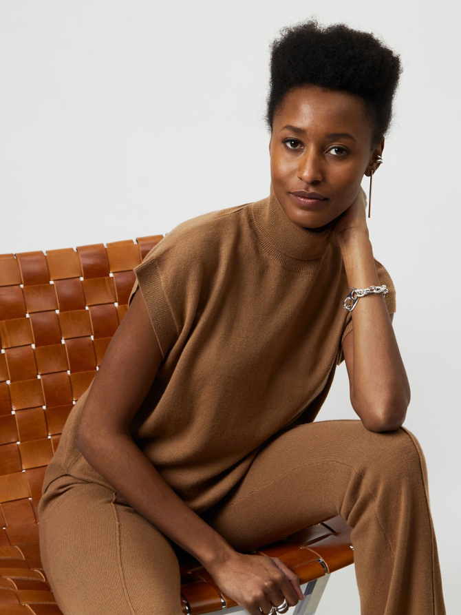 Certified responsible wool sweater