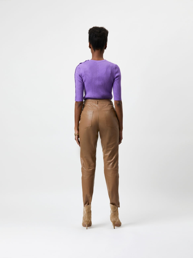 Wool blend crewneck sweater