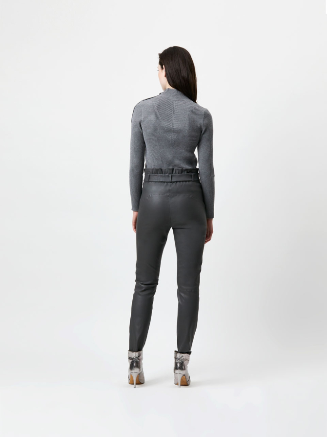 Wool blend turtleneck sweater