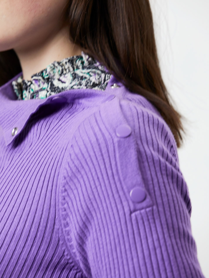 Wool blend turtleneck sweater