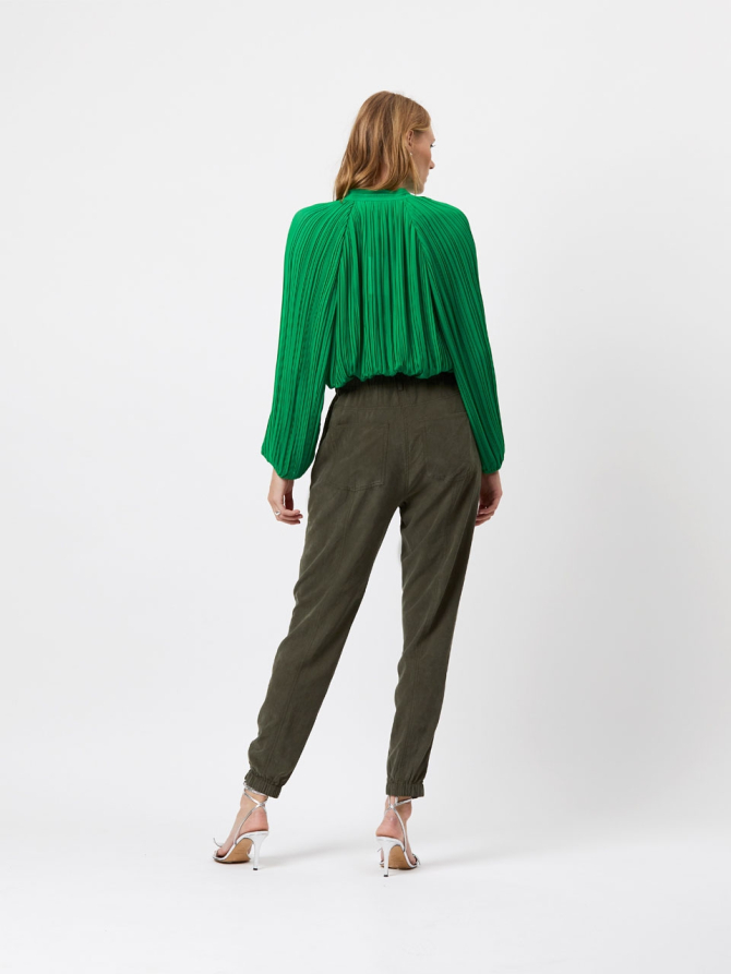 Pleated blouse