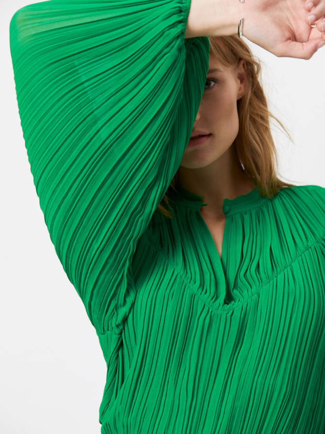 Pleated blouse