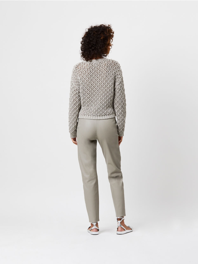 Crochet knit sweater