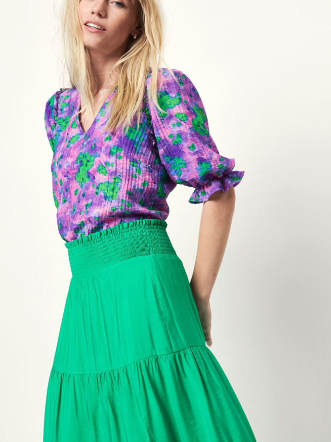 Ecovero viscose long skirt