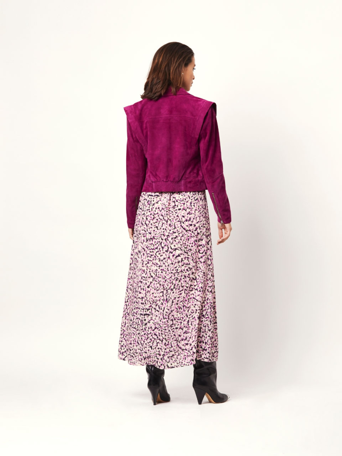 Premium goat suede jacket