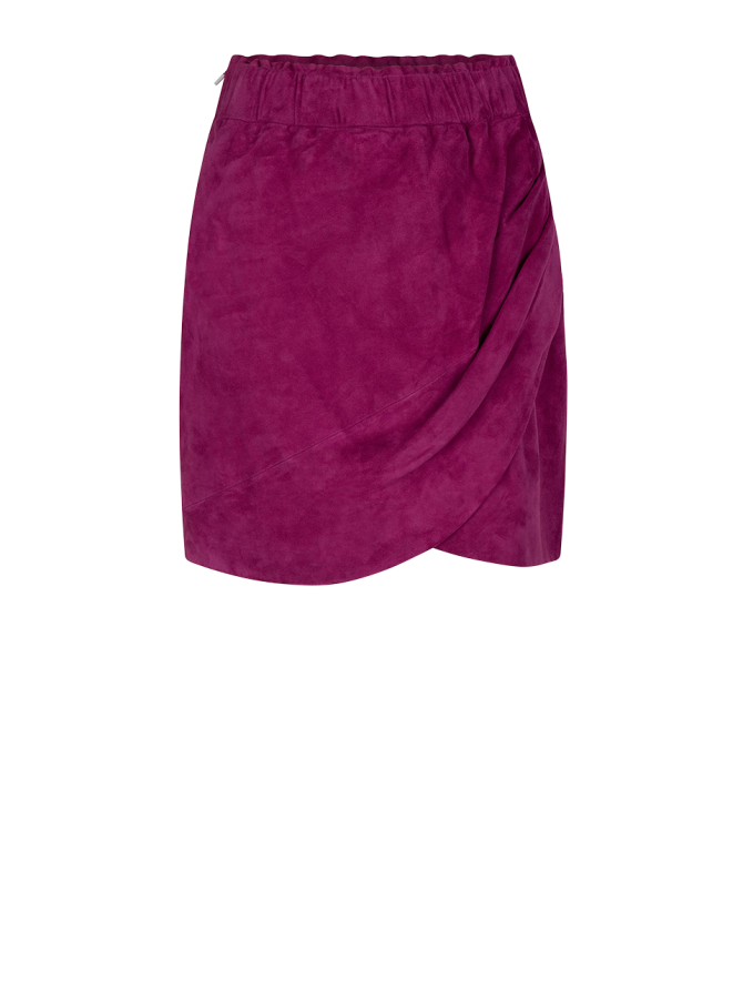 Premium suede skirt