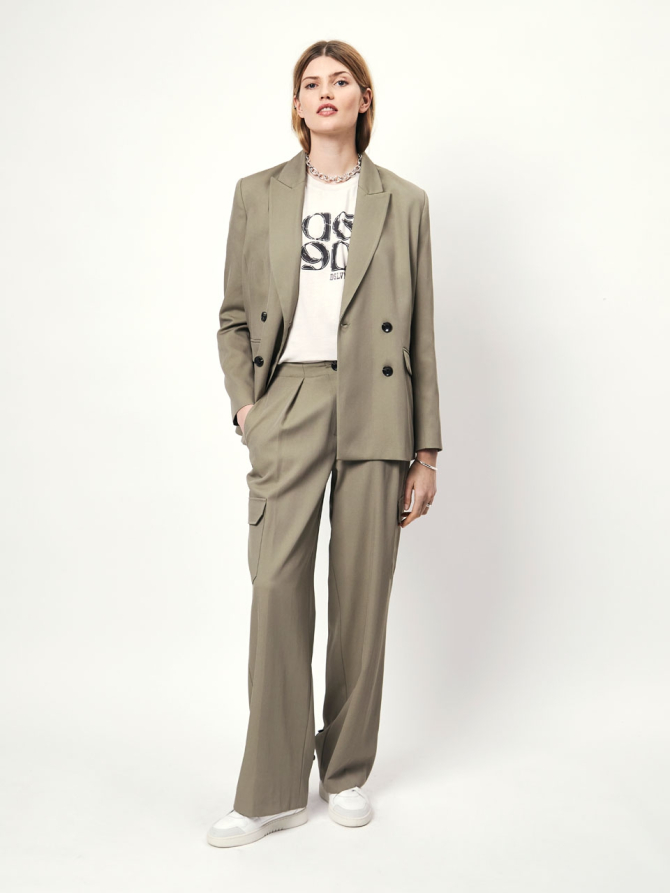 Double breasted blazer