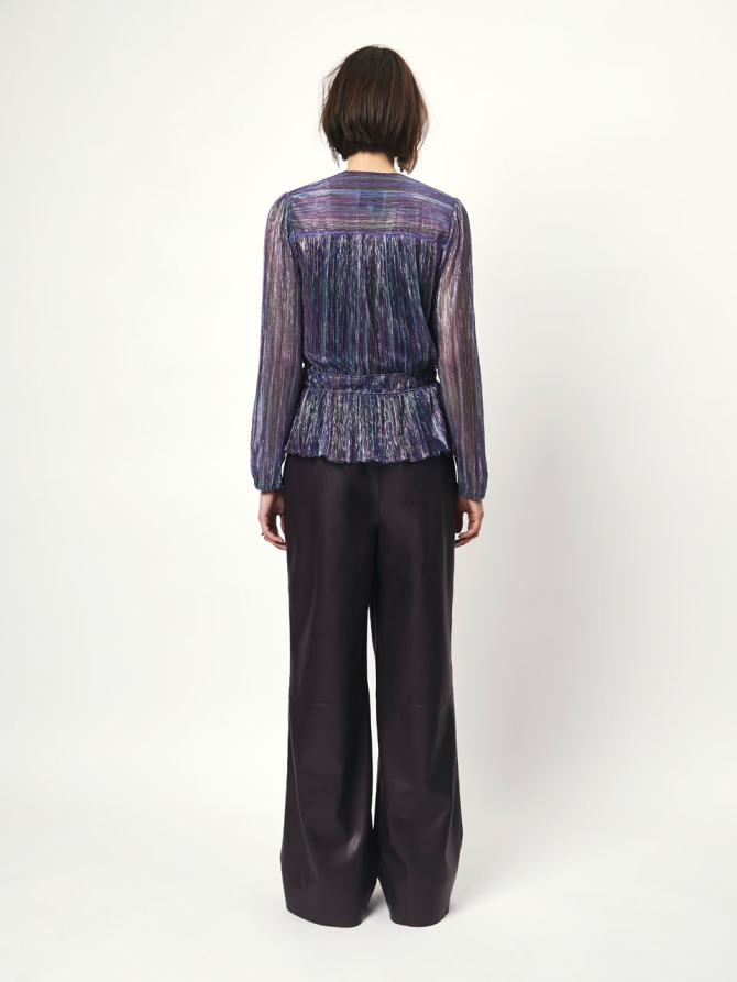 Plissé top