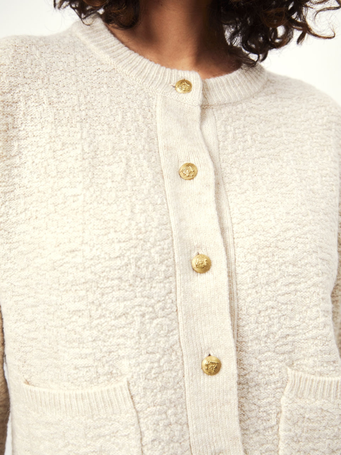 Fancy bouclé cardigan