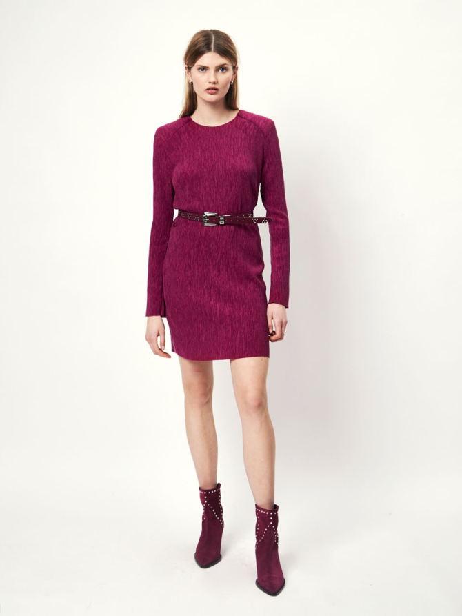 Studded leather belt