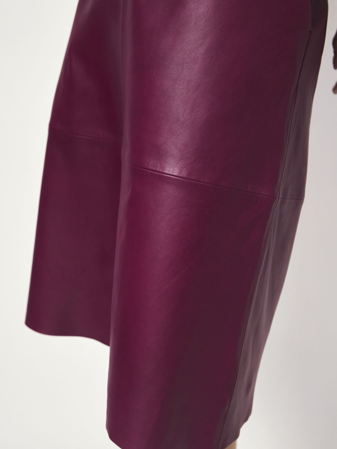Leather skirt